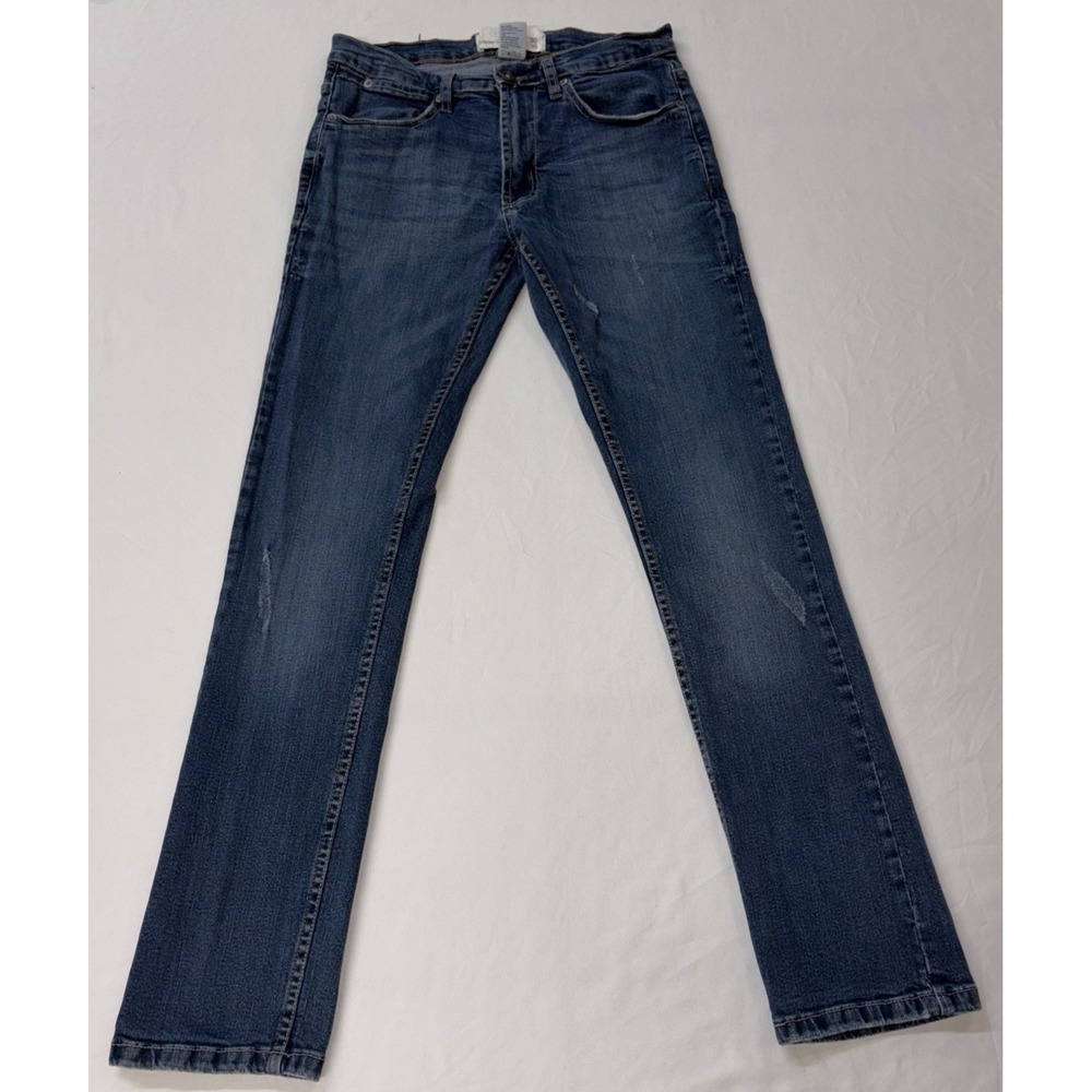 paperdenim&cloth Women's 30/30 Jeans Blue Medium Wash Stretch Denim 5-Pocket